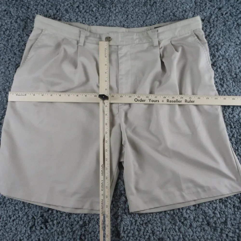 IZOD Shorts Mens 40 Beige Golf Classix Chino 40x9*